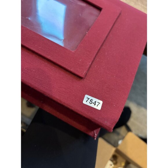 Decorative Red Jewelry Box With Assorted Costume Jewelry & Display Window - Picture 6 of 16